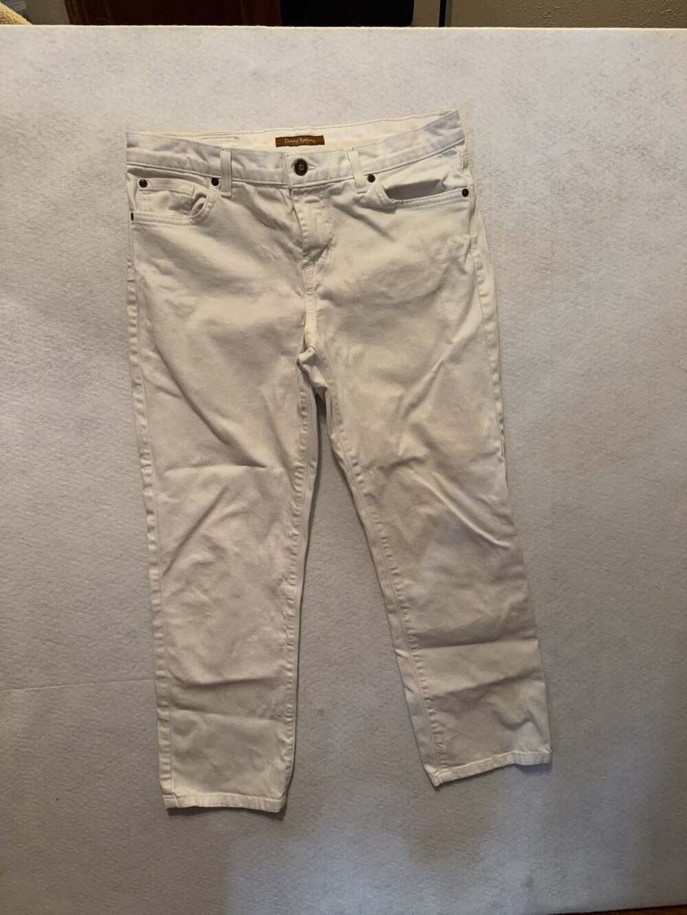David Kahn White Jeans Size 30